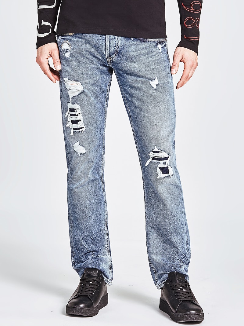 low rise slim jeans