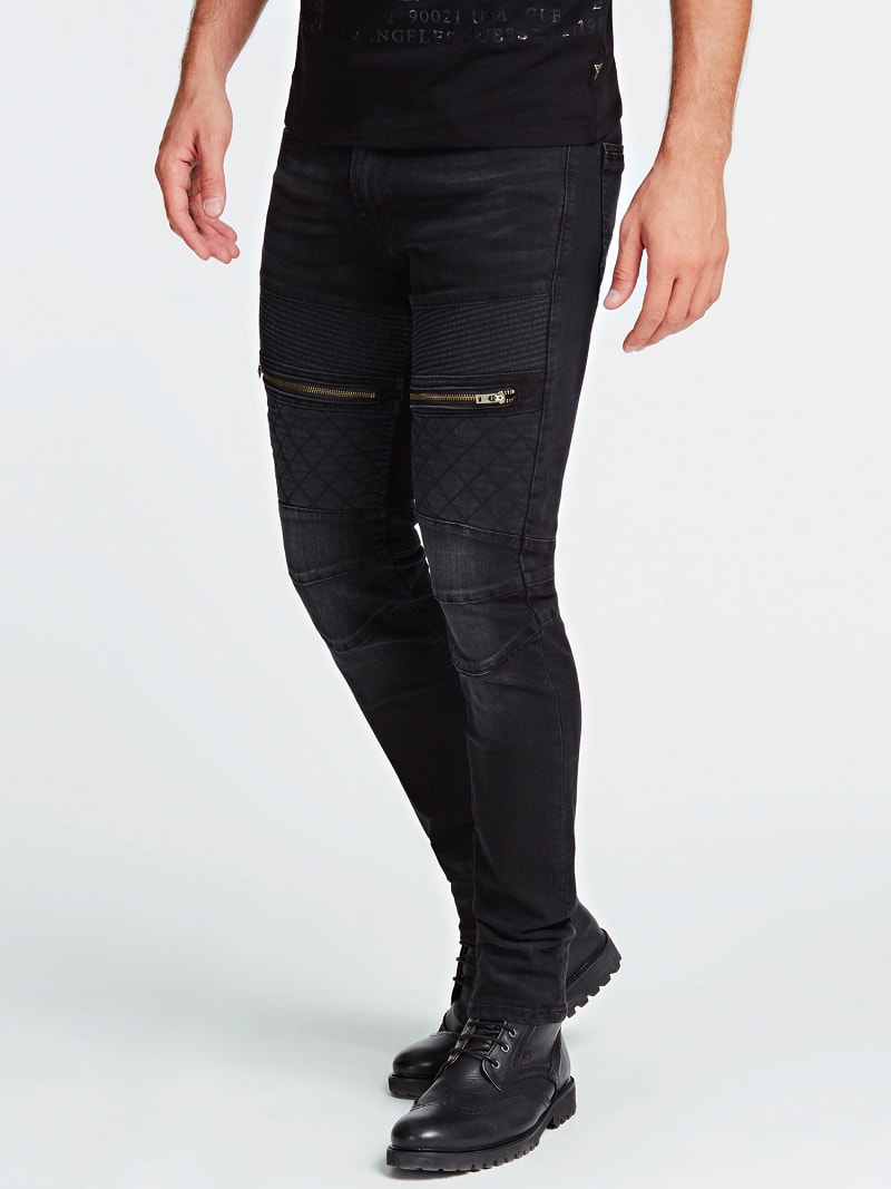 jeans with zips