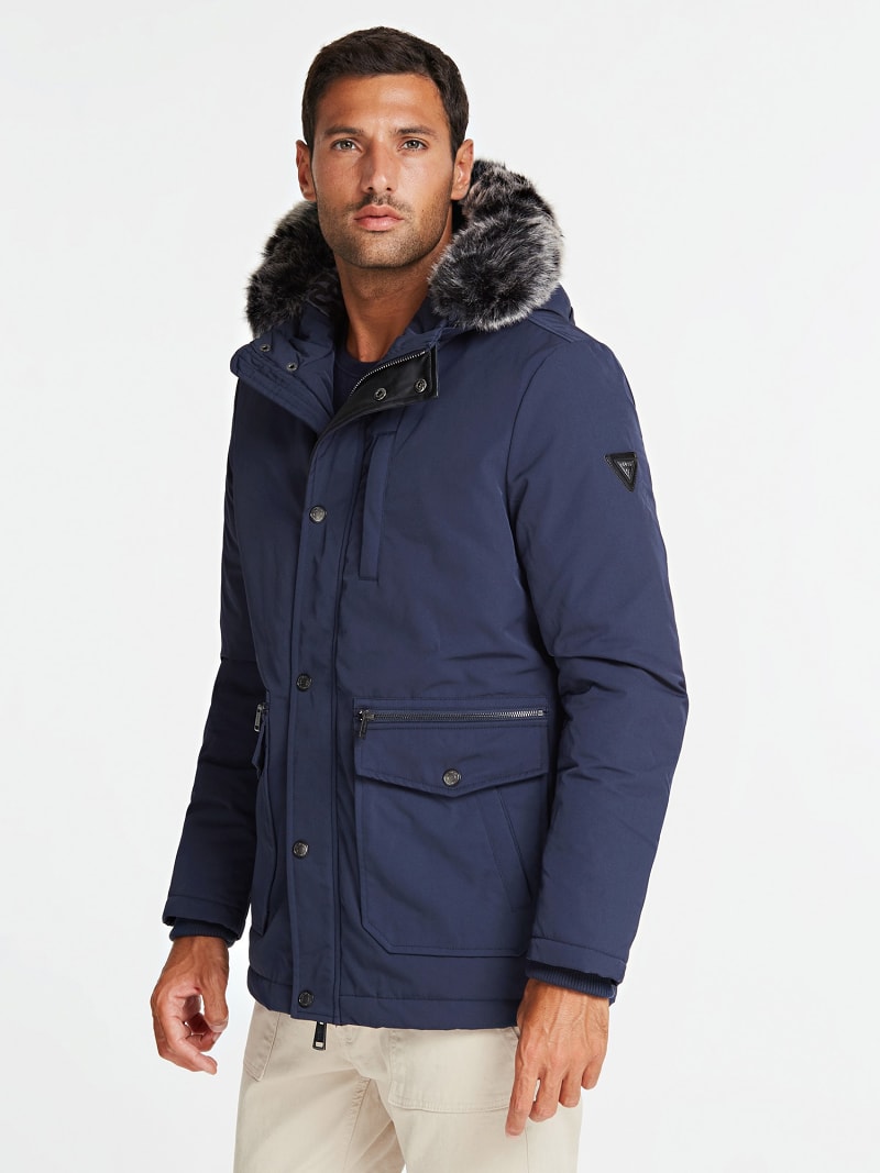 Guess hooded parka clearance