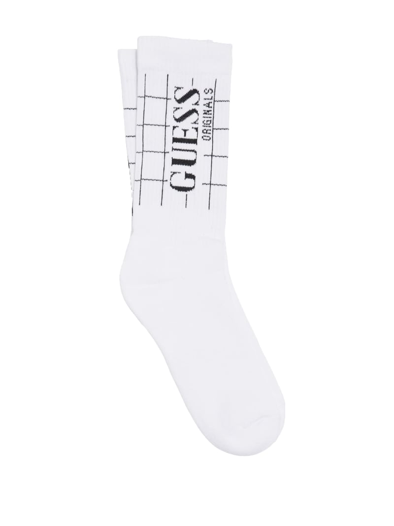 Logo print socks