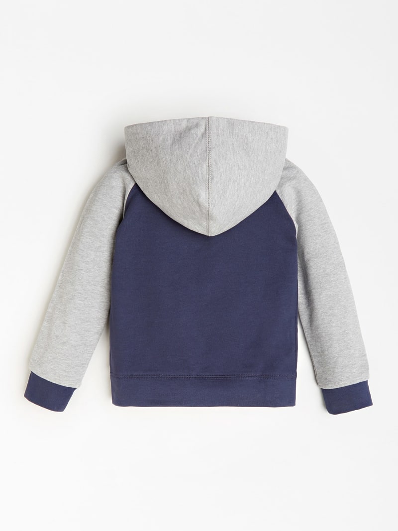 guess colorblock pullover hoodie