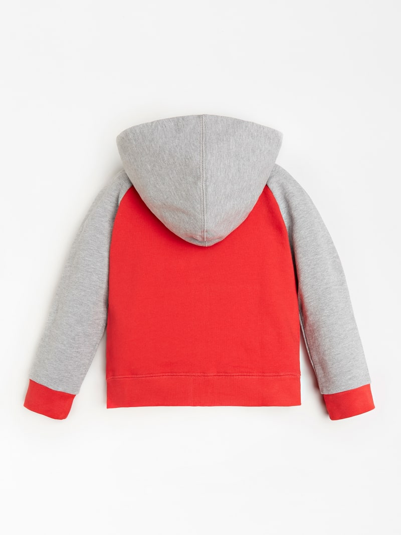 guess colorblock pullover hoodie