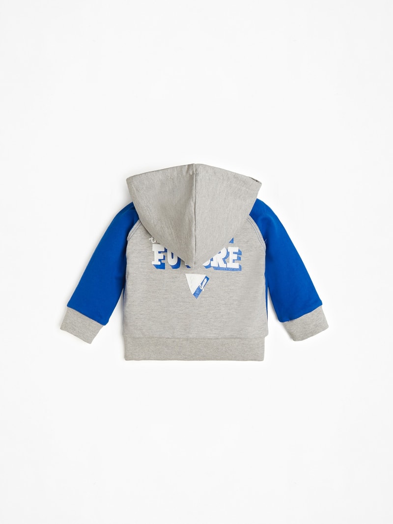 guess colorblock pullover hoodie