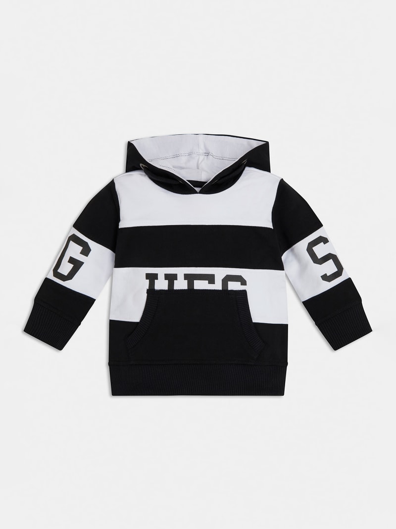 guess colorblock pullover hoodie