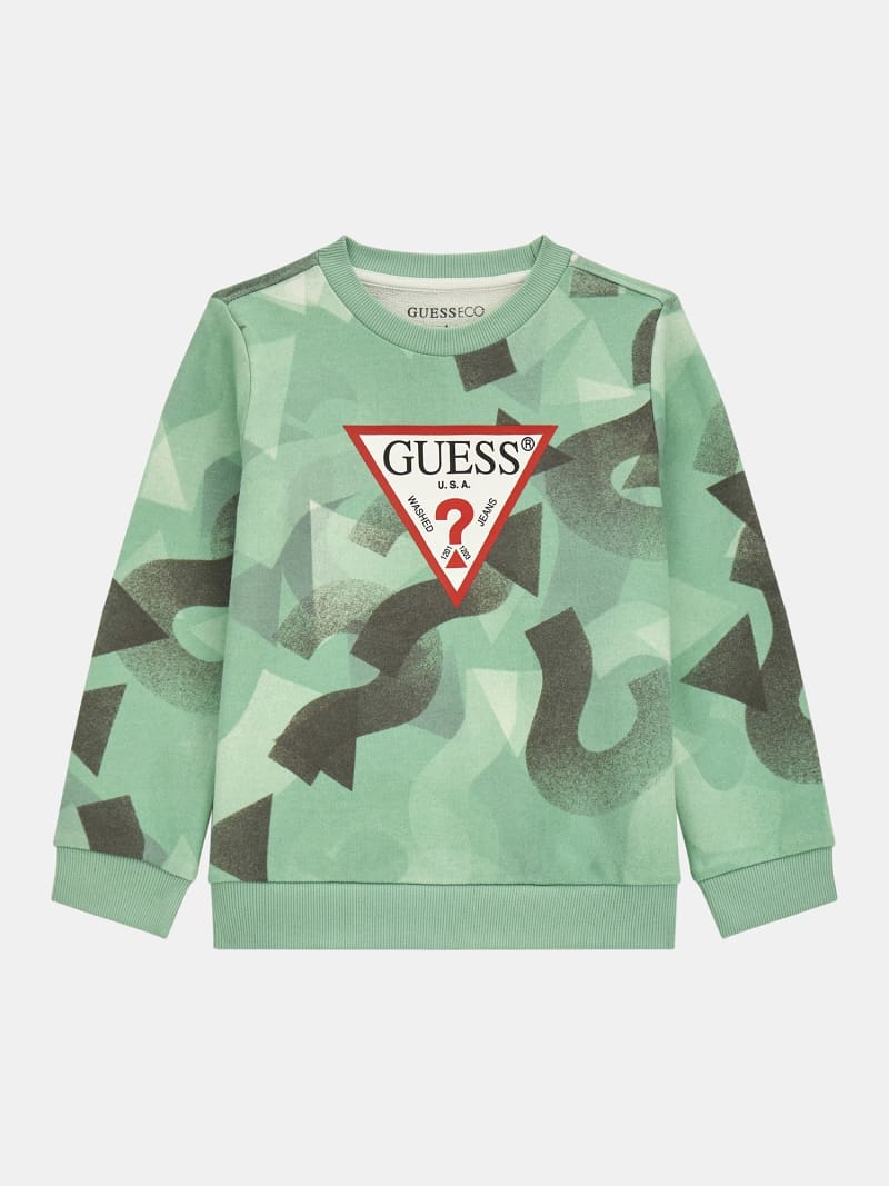 Guess camo sweatshirt hot sale