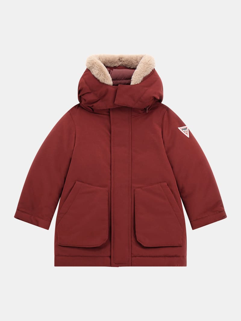 GUESS Kids Padded long parka Boys