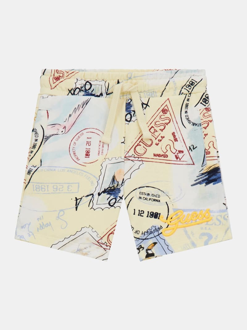 Shorts active con stampa all over