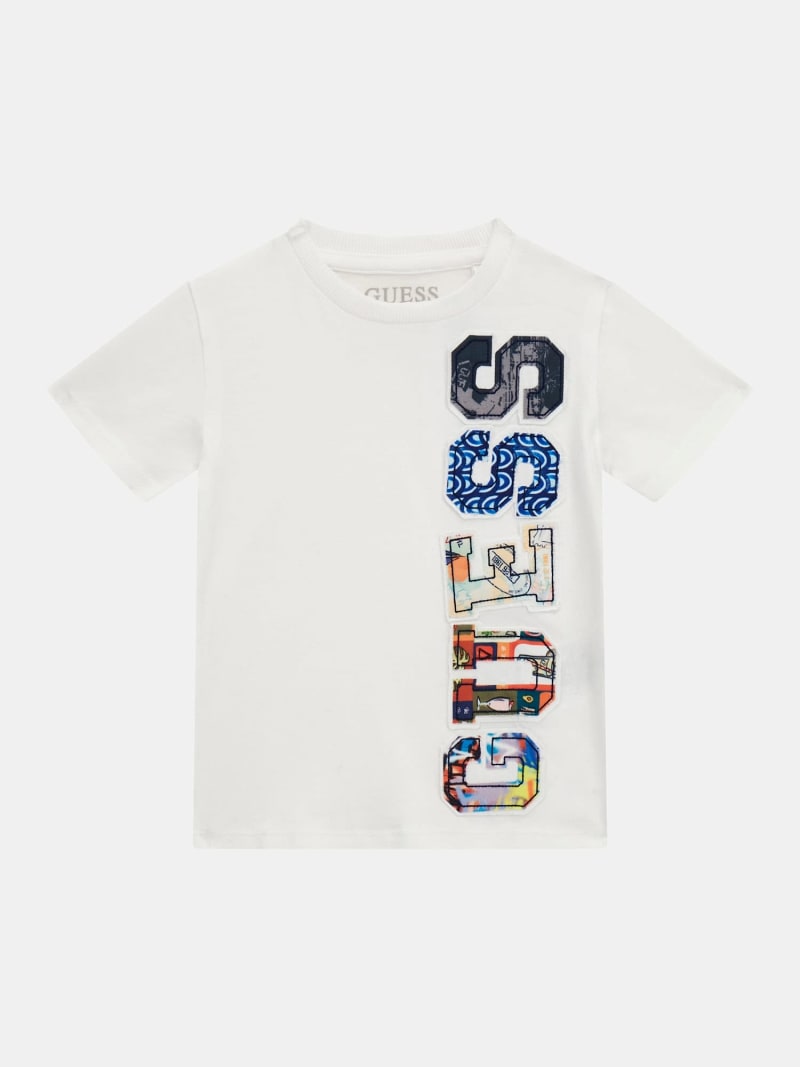 GUESS Kids T shirt met logo op de voorkant Jongens