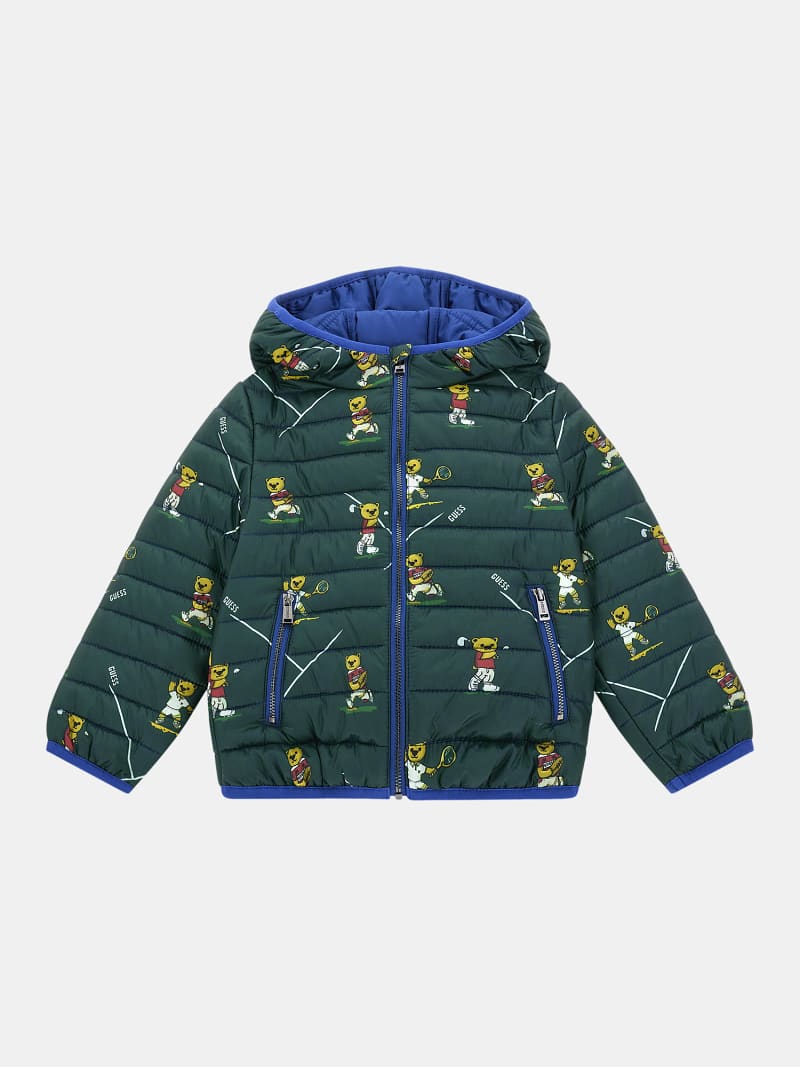 GUESS All over print puffer
