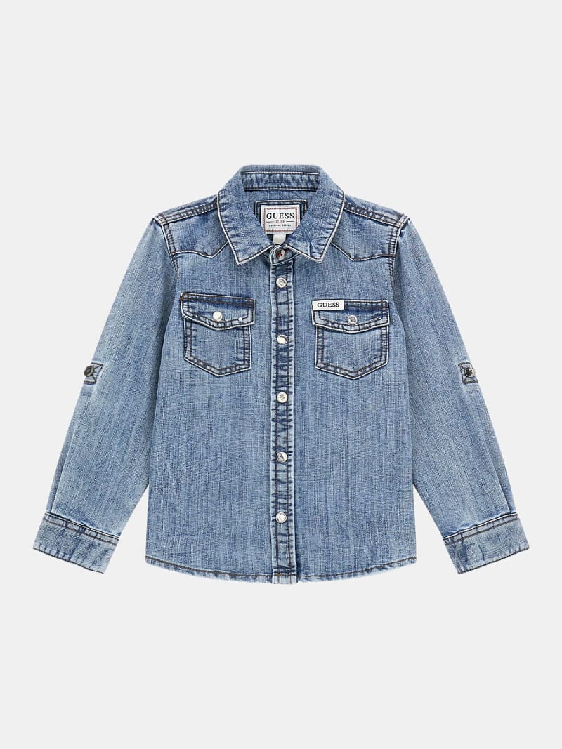 GUESS Kids Camicia jeans regular Bambino
