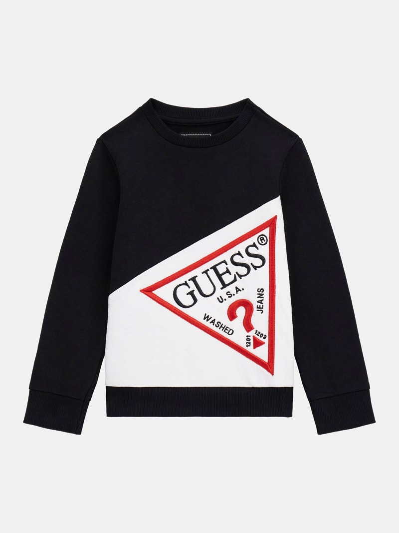 GUESS Kids Felpa logo triangolo Bambino