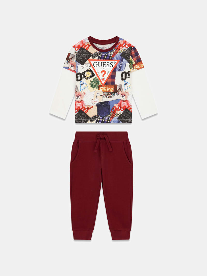 GUESS® Kids Conjunto de camiseta y pantalón jogger Niño