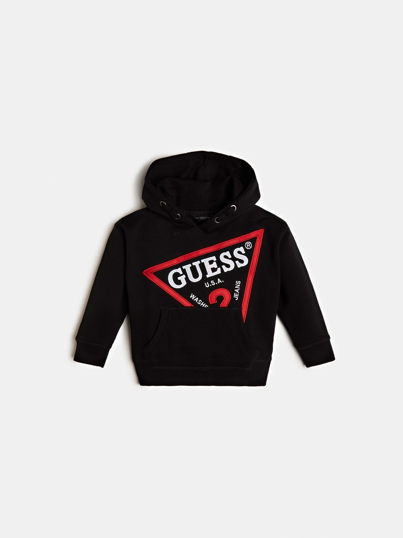 guess embroidered hoodie sweatshirt