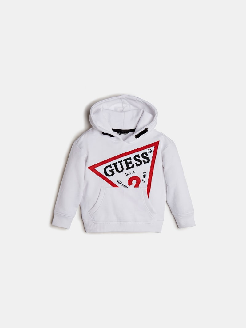 guess embroidered hoodie sweatshirt
