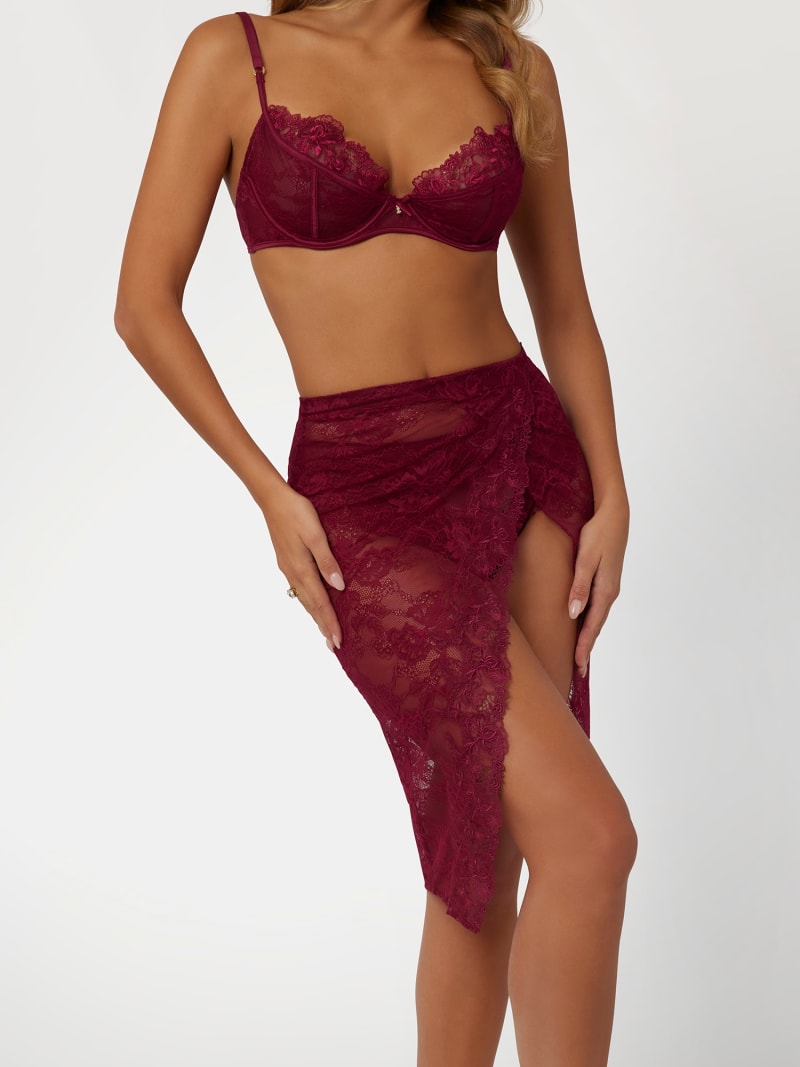 GUESS Jupe midi dentelle Rebecca Femme