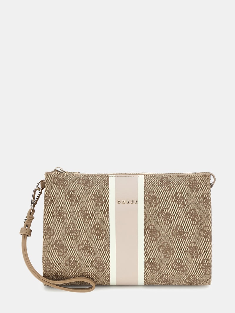 GUESS® 4G logo clutch Women