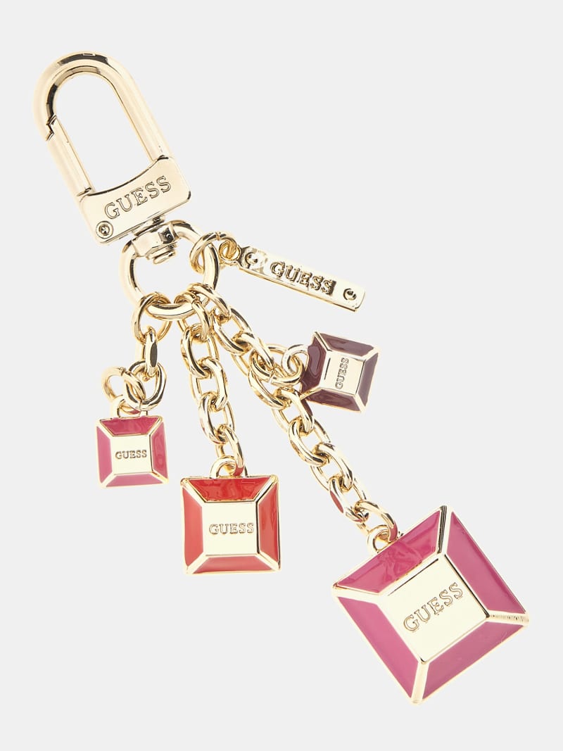 Logo charm keyring