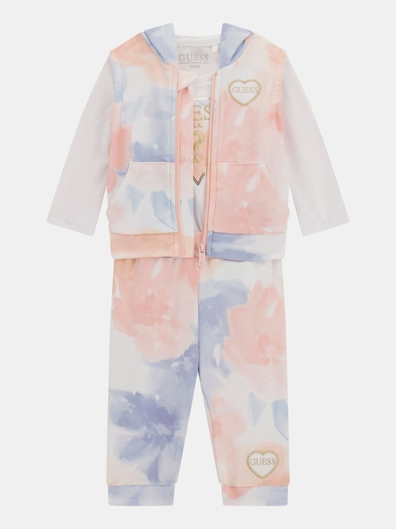 Zestaw bluza, body i spodnie