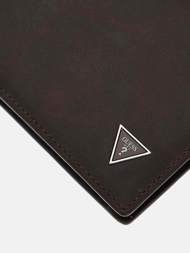 GUESS Roma genuine leather wallet Men