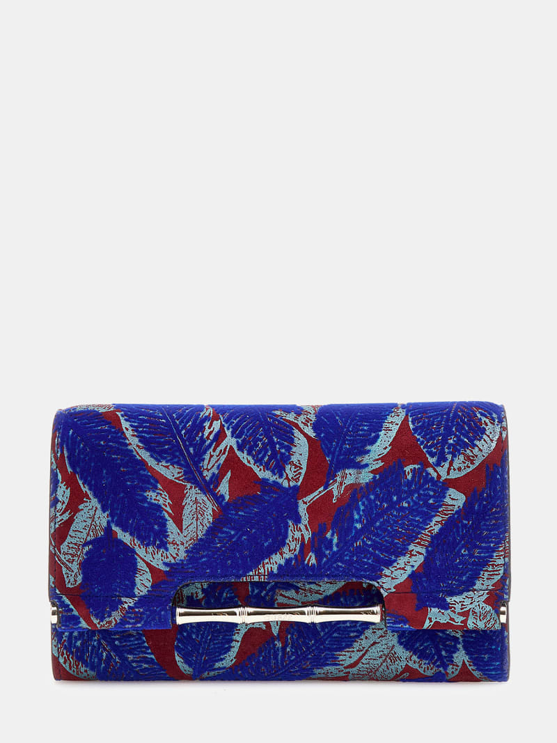 GUESS Iris genuine leather wallet with chain
