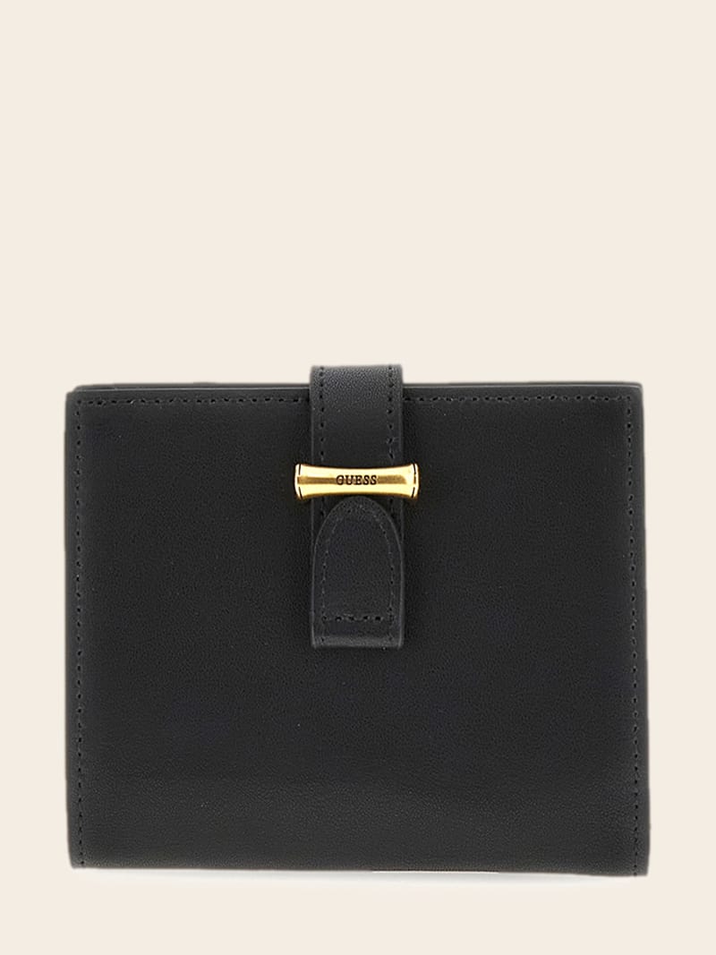 Iris genuine leather mini wallet