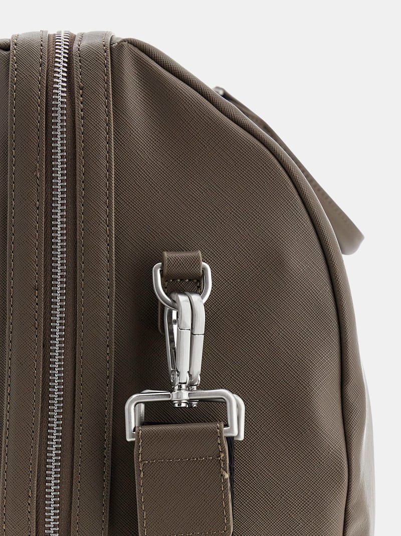 GUESS® Pisa Saffiano weekender çanta Erkek