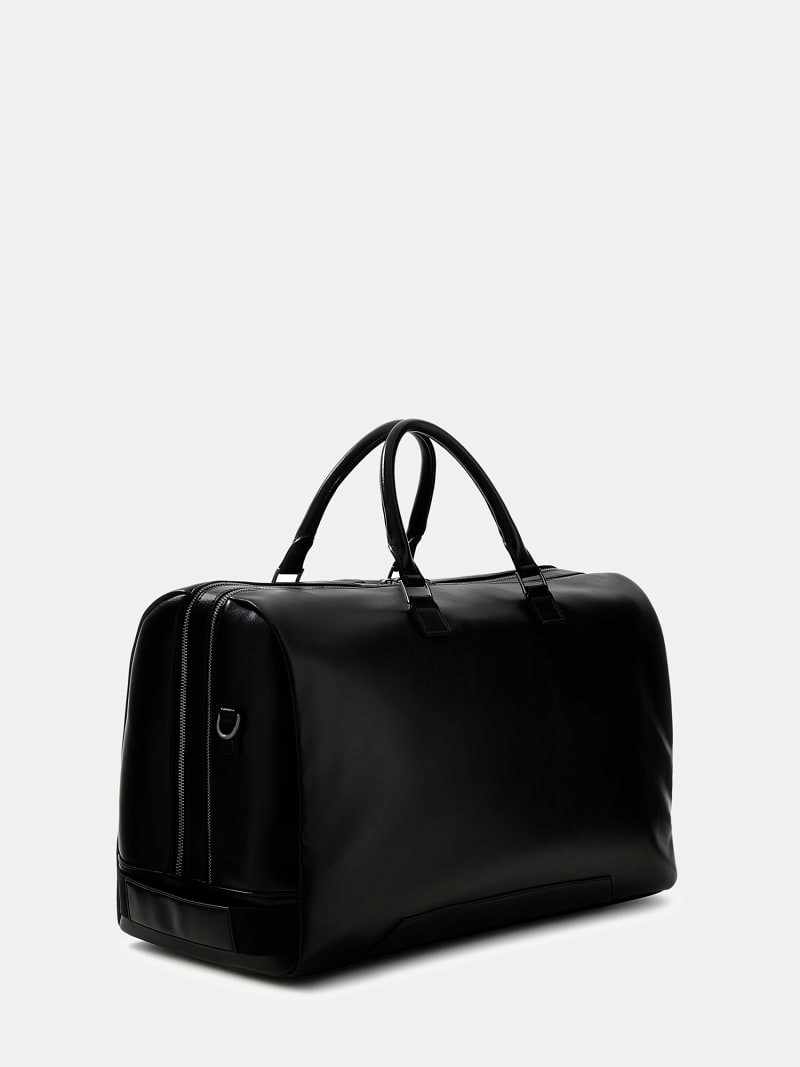 Guess Sacoche XL Jet Set Torino – Sac En Jean Noir, 95% Coton 5% élasthanne