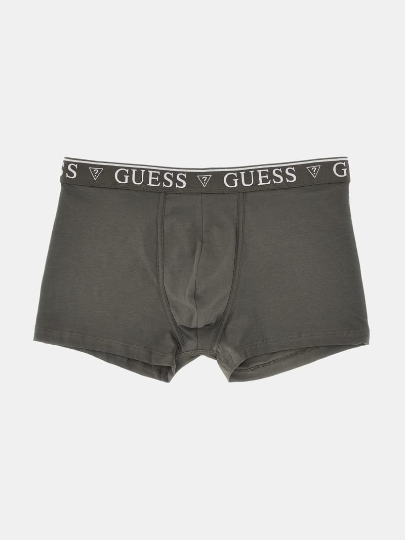 Cueca boxer de cós elástico com logótipo