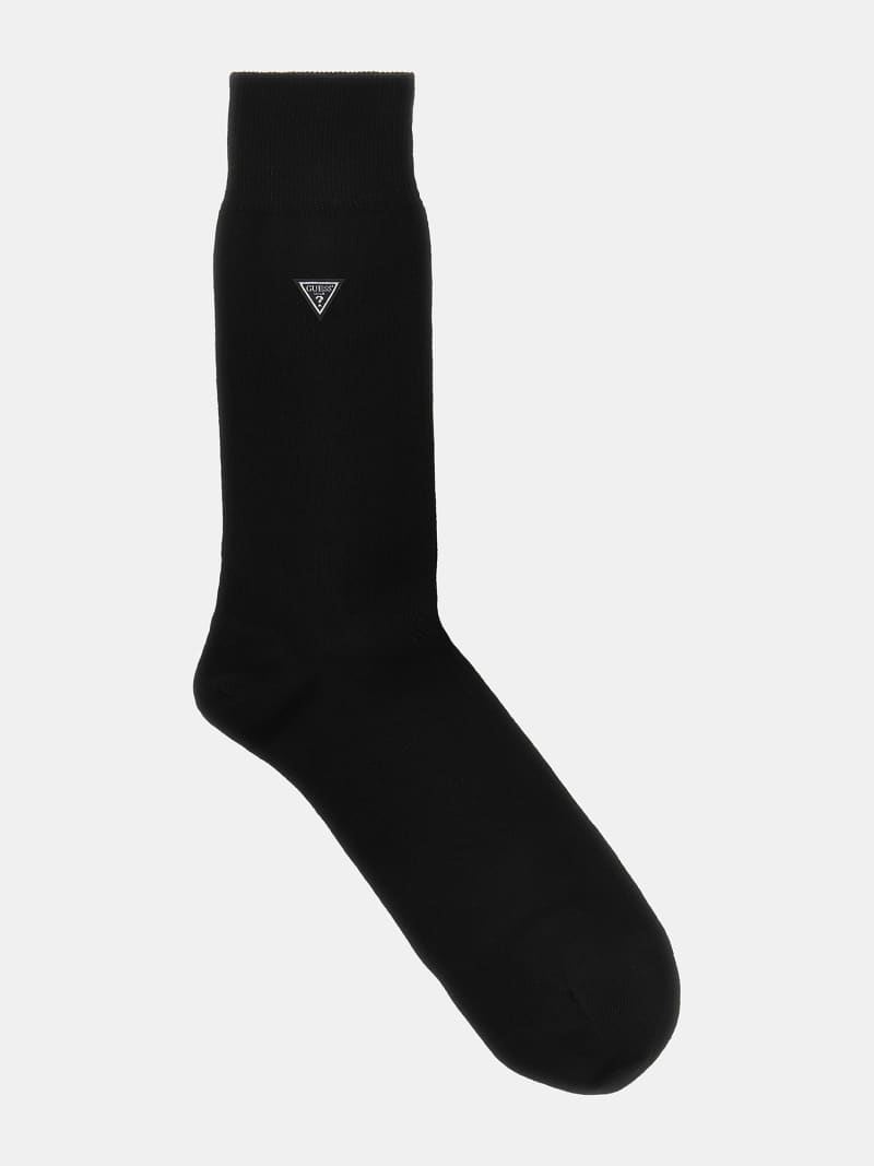 Prada Black Mesh Logo Socks Prada
