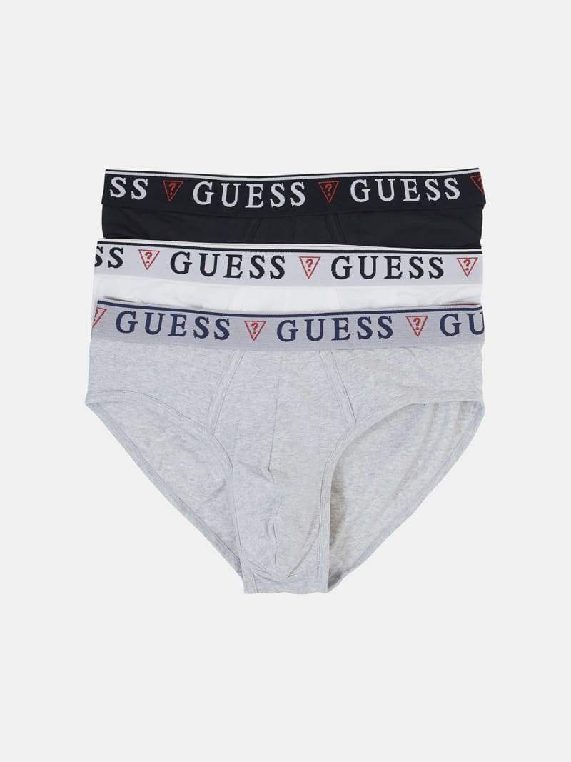 Roupa Interior Guess Lojas - Logo Band Boxer Briefs Homem Vermelhas