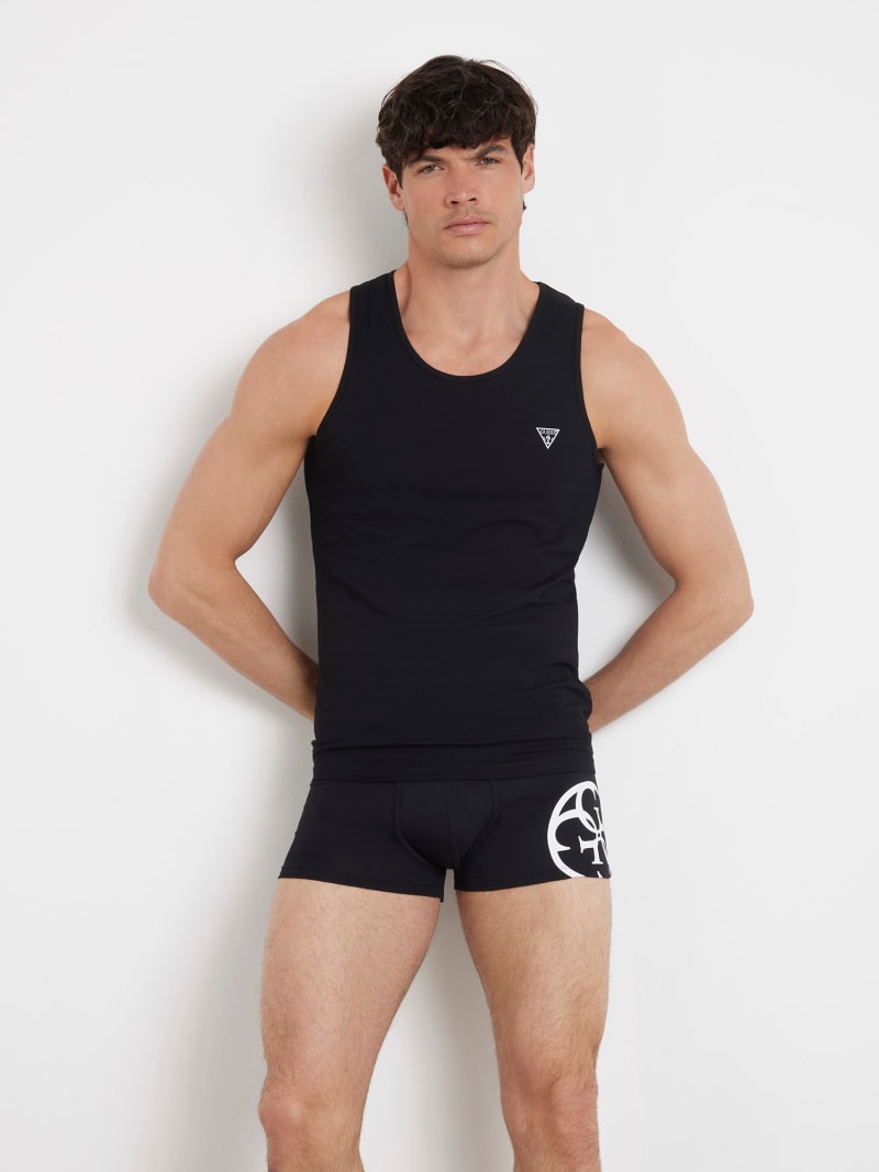GUESS Small triangle logo tank top Men