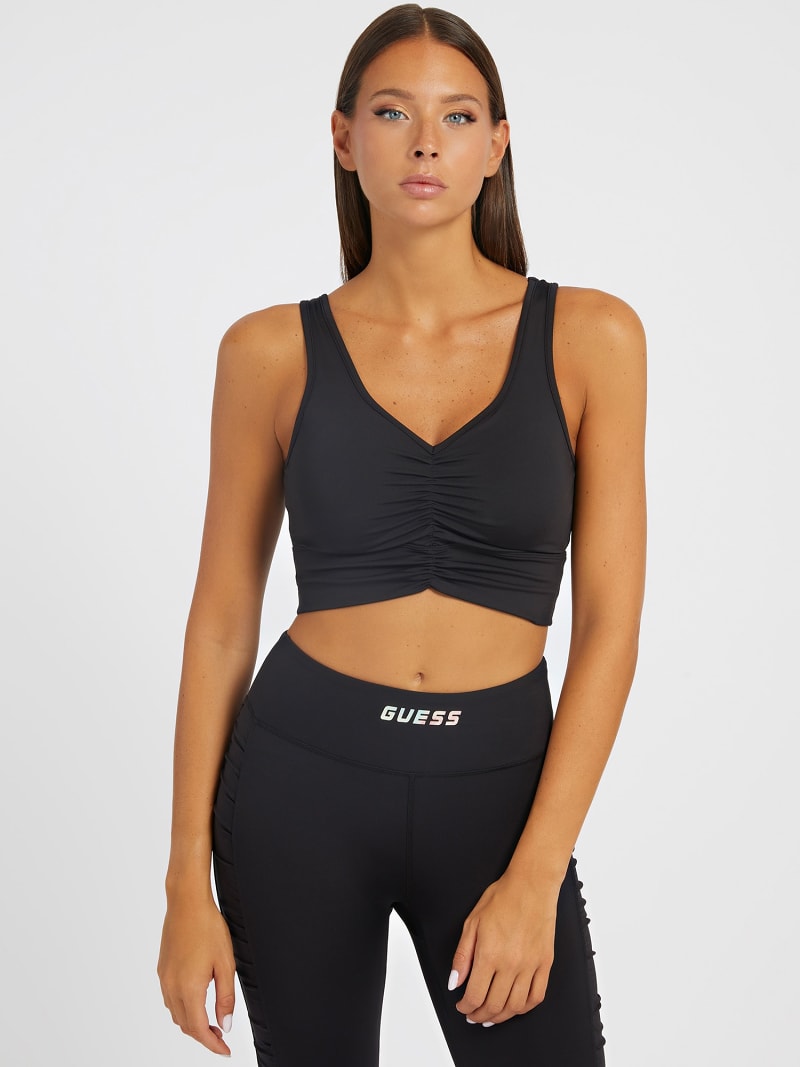 GUESS® Draped deatils active bra