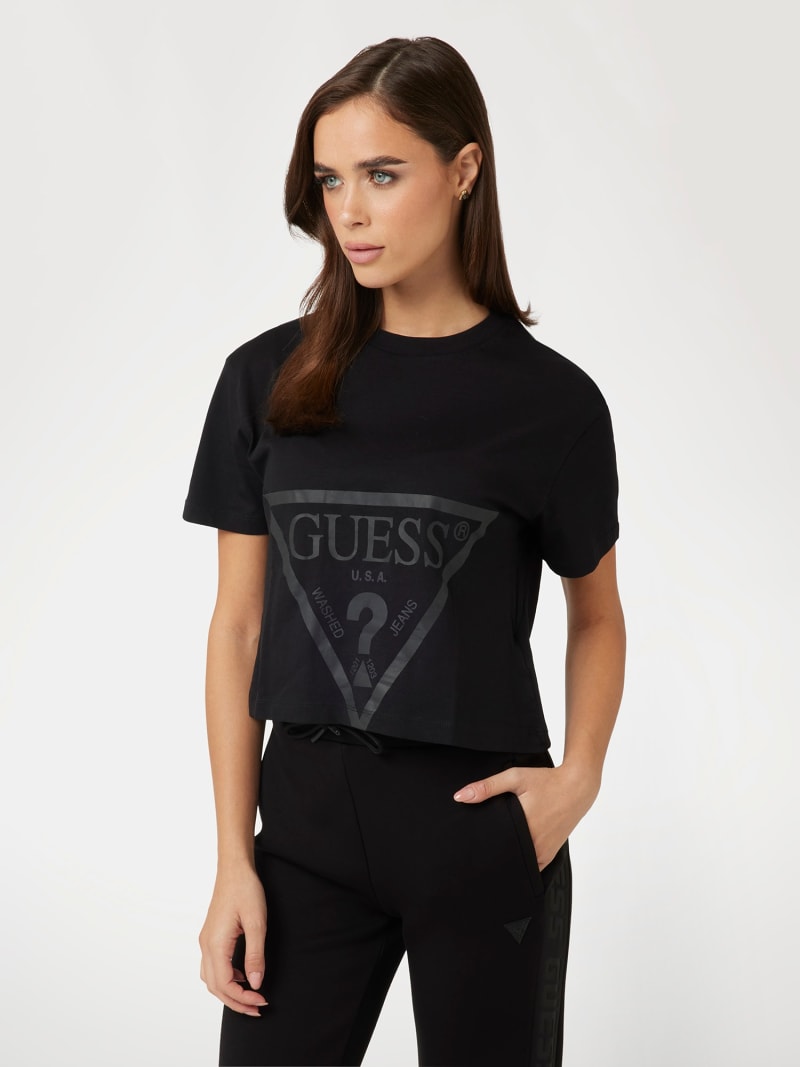 Guess cropped t best sale shirt
