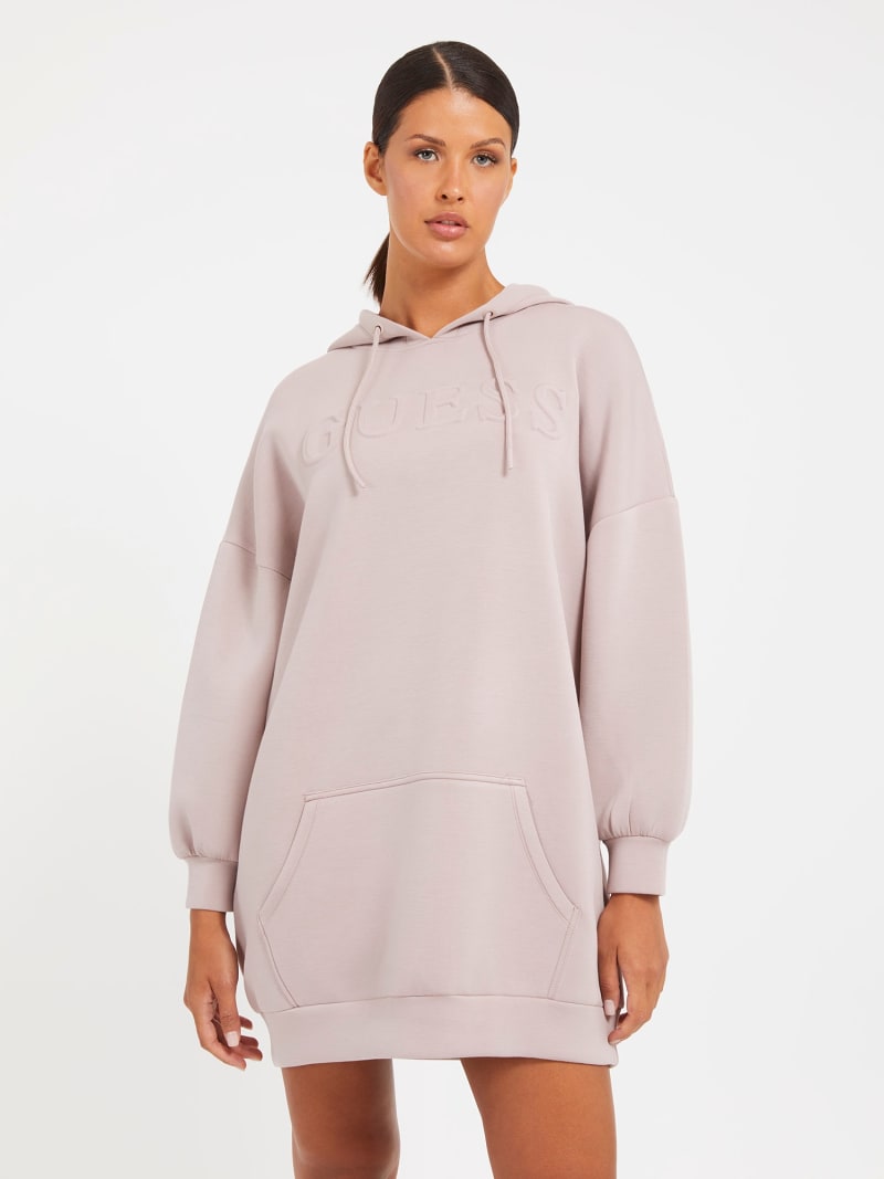 Sudadera vestido Guess rosa para mujer