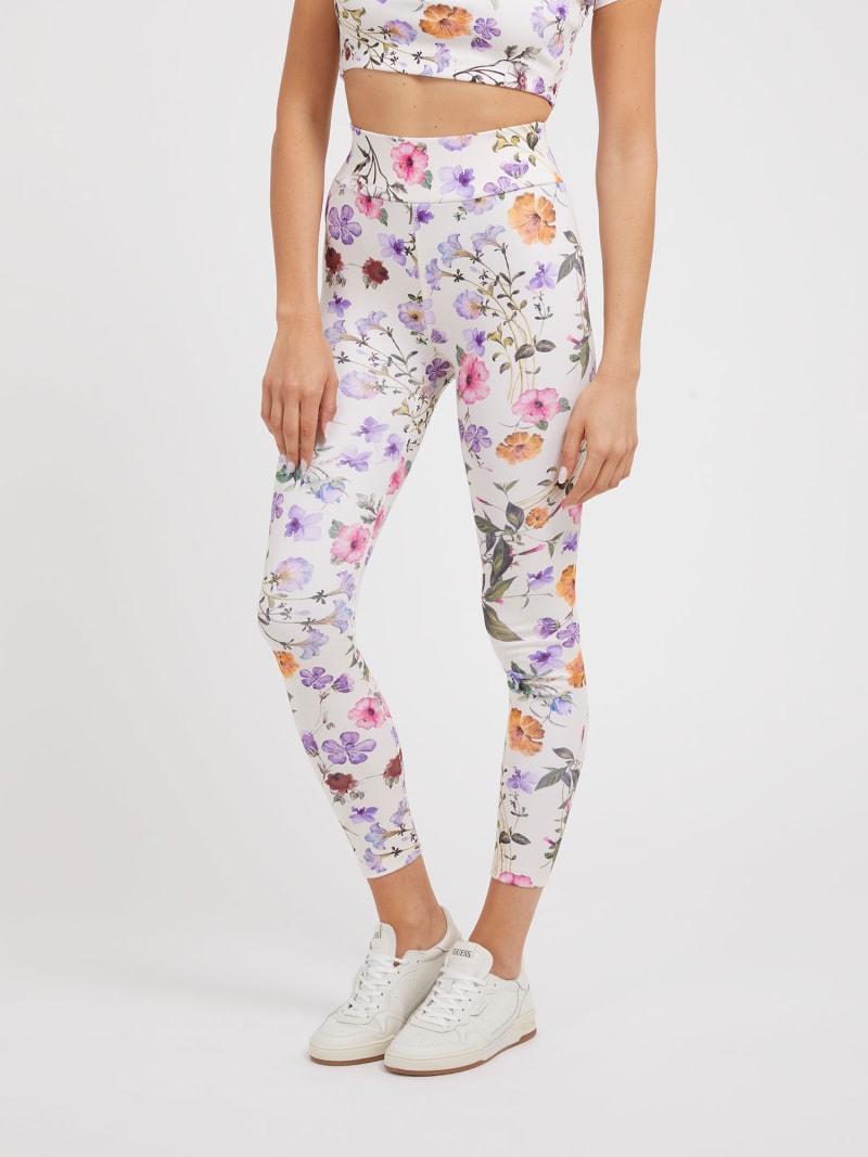 Leggings fleuris femme discount