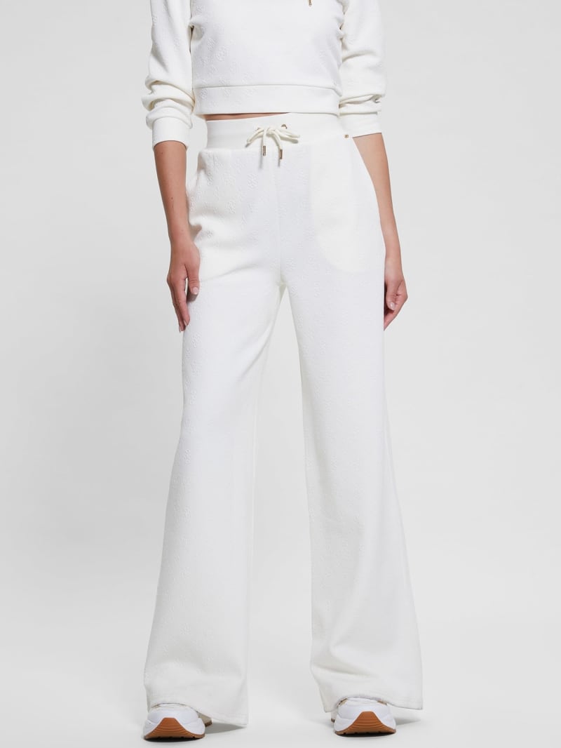 Peony logolu straight pantolon