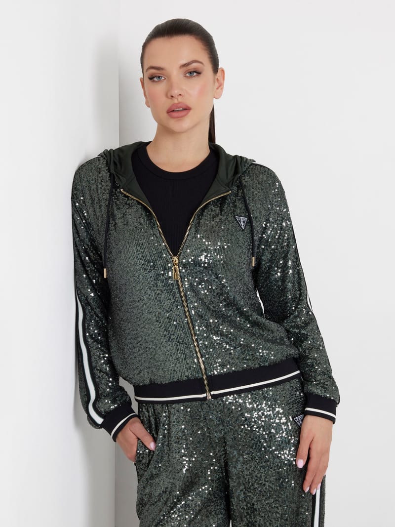 Womens sequin sweatshirt top