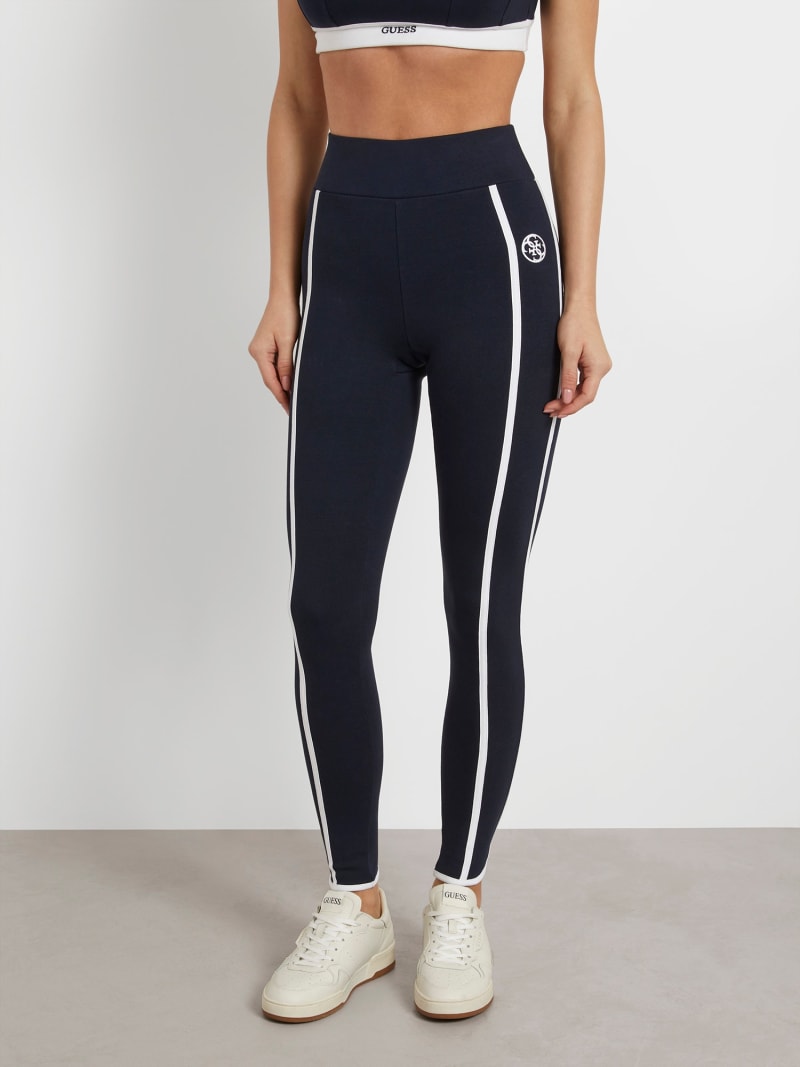 Legging maille côtelée