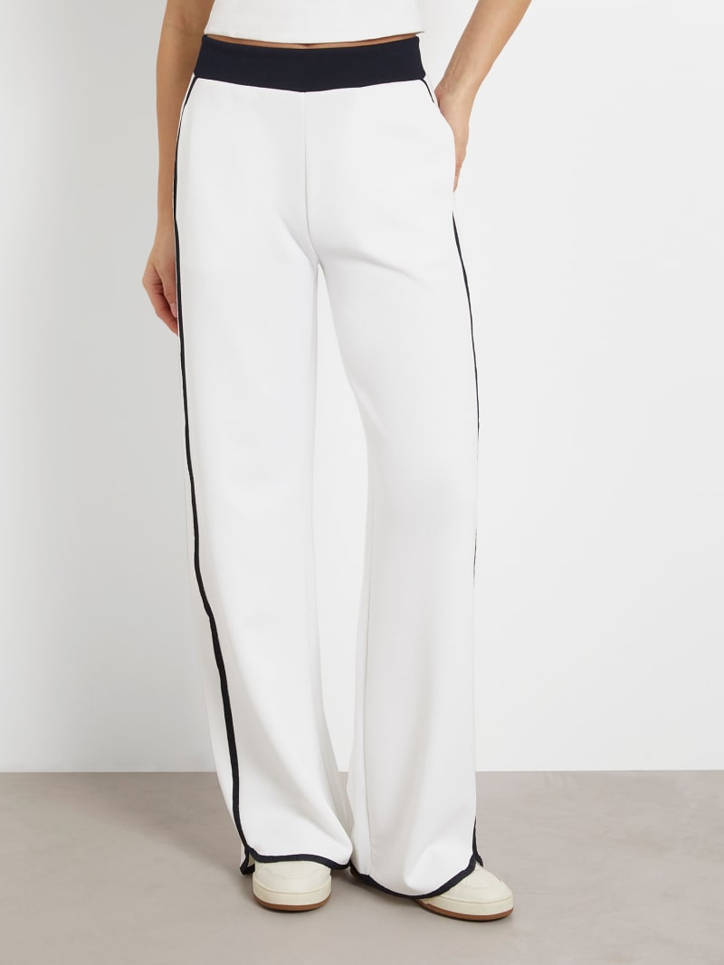 Pantalon droit taille moyenne