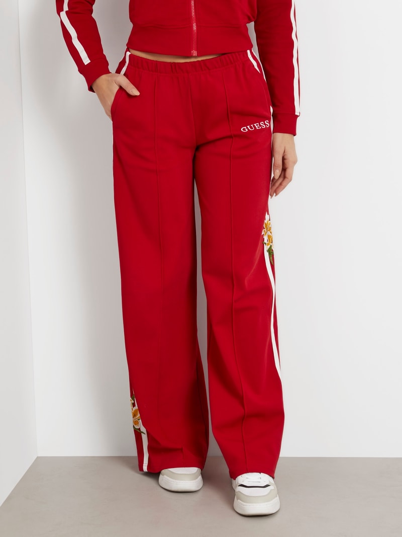 GUESS Floral embroidery straight pant Women