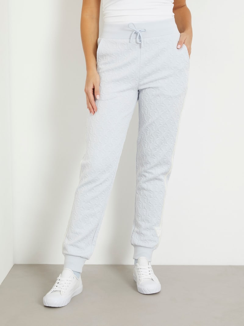 Pantalon jogging logo GJ gaufré