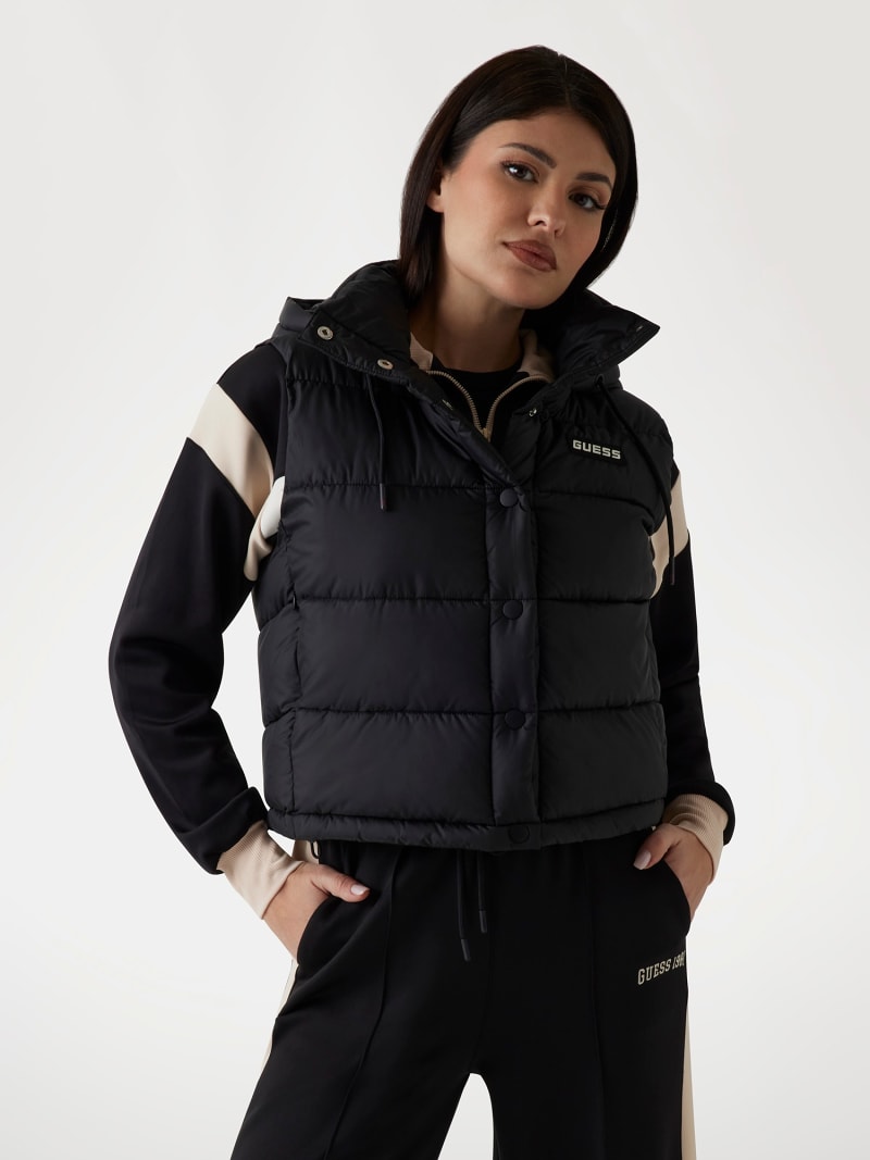 Guess sleeveless jacket sales