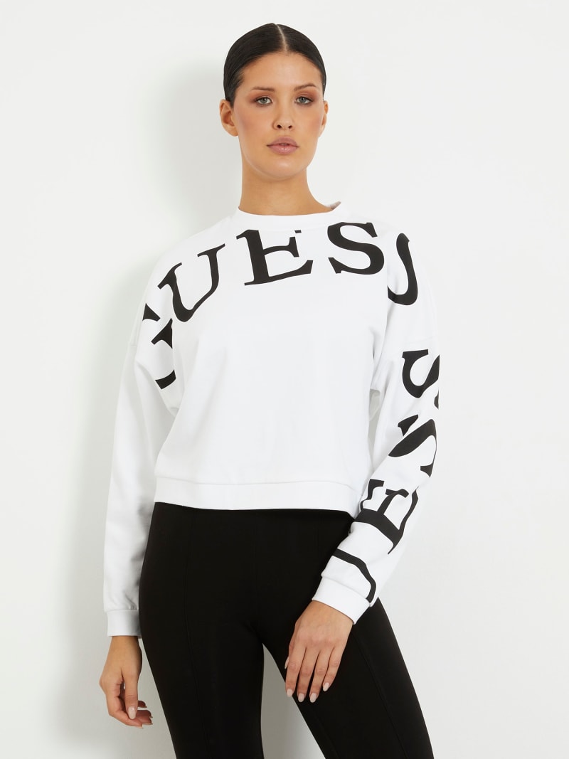 Felpa guess nera ragazza hotsell