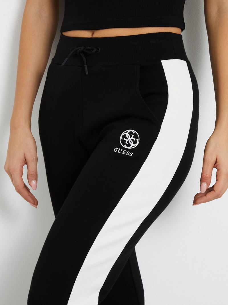 Pantalon jogger de punto acanalado