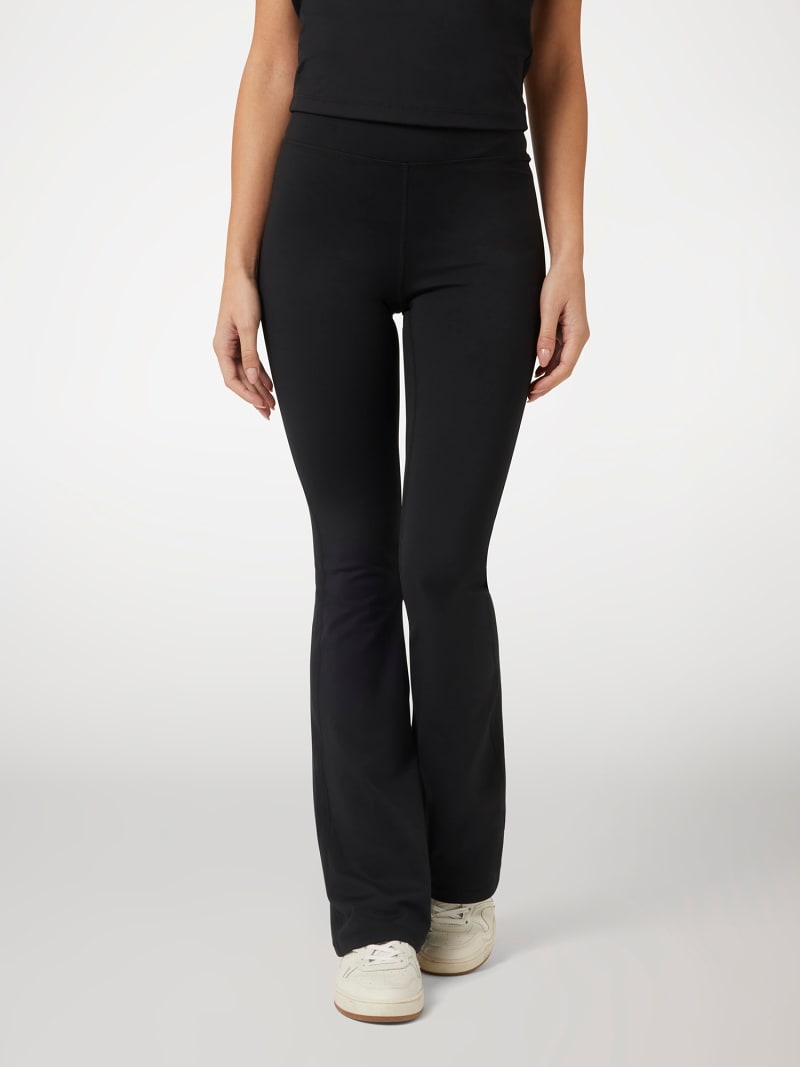 High rise flare legging
