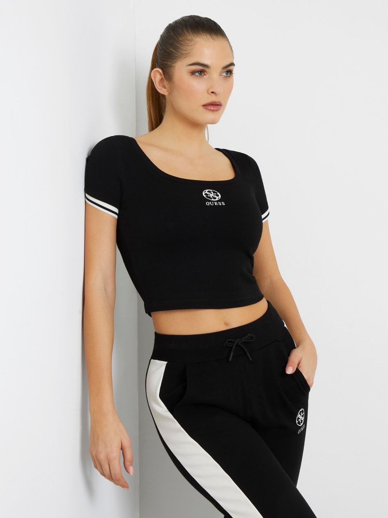GUESS Top in maglia a costine Donna