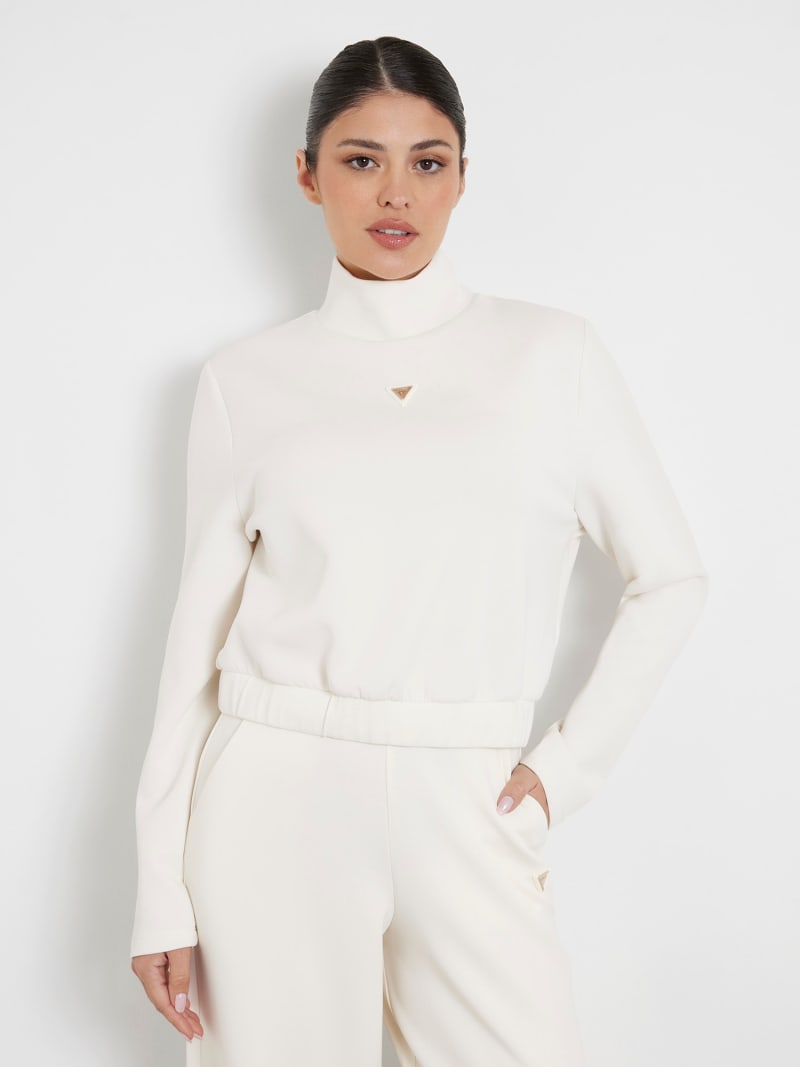 High neck sweatshirt