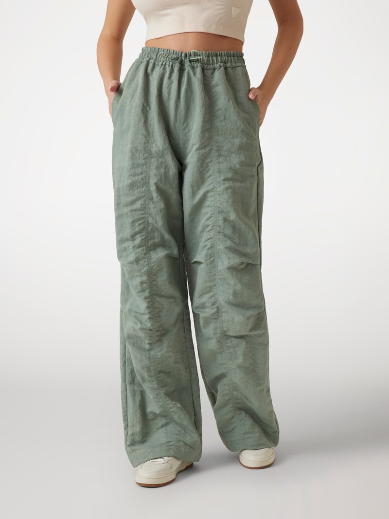 Wide leg jogger pant