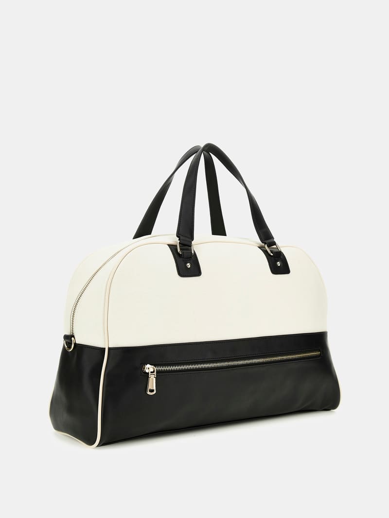 GUESS® Faux-leather 4G logo bowling bag Women