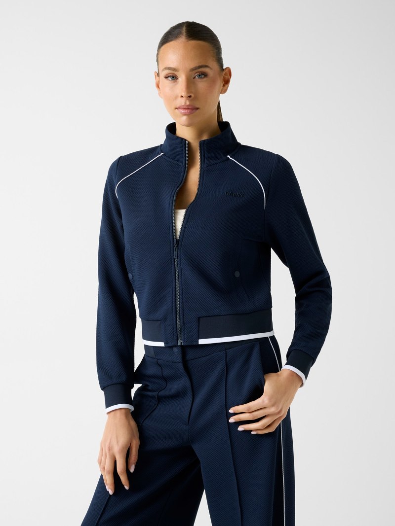 Sweat GUESS Femme – Bleu, Taille M – Sportswear Rétro (occasion, état Parfait)